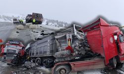 TIR'lar kafa kafaya çarpıştı! 1 kişi öldü