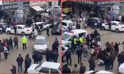 Burdur'da pazar yerinde bıçaklı kavga!