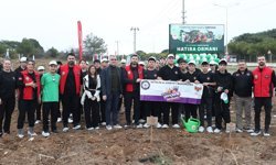 Antalya'da fidanlar toprakla buluşturuldu