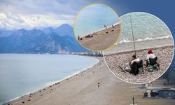 Antalya’da yağış uyarısı öncesi sıcak havanın keyfini çıkardılar