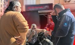 Antalya'da tamirhanede korkutan yangın: Motosiklet alev aldı