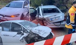 Antalya'da üç araçlı zincirleme kaza: 2 yaralı