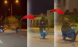 Antalya'da görüntüler pes dedirtti: Tehlikeli yolculuk yürekleri ağza getirdi