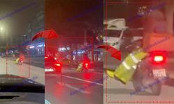 Antalya’da trafikte tehlikeli yolculuk kamerada!