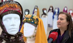 Antalya'da geleneksel kadın başlıkları yeniden hayat buldu
