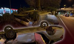 Antalya'da otomobil takla attı! 4 yaralı