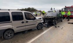 Isparta'da zincirleme kaza: 8 yaralı