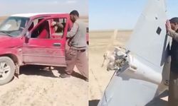 İHA’yı araca yükleyip götürmeye çalıştılar