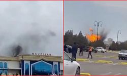 İran İHA'sı Azerbaycan'ı vurdu! İşte saldırı anı