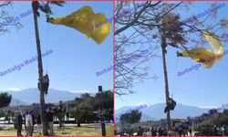 Antalya Konyaaltı'nda paraşüt kazası!
