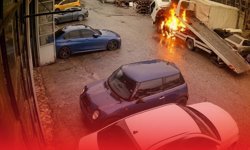 Burdur'da değiştirilmek istenen akü alev aldı: 2 yaralı