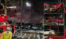 100 milyonluk lüks araçlar kül oldu! İşte o anlar