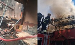 Burdur'da korkutan ev yangını: Müstakil ev küle döndü