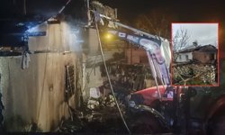 Burdur'da yangın! Ev kullanılamaz halde