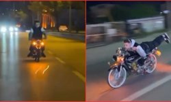 Motor üstünde akrobatik hareketlere 200 bin TL ceza!