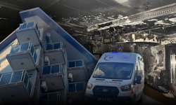 Antalya'da tadilattaki otelde yangın paniği!