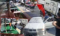 Antalya'da korku dolu anlar: Bebekli aile alevlerden son anda kurtuldu!