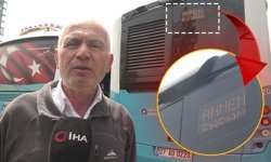 Antalya'da otobüs şoföründen patenci çocuklara LED'li uyarı!