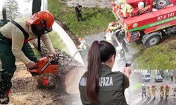 Antalya’da ilk kez düzenlendi: Ormancılar kıyasıya yarıştı