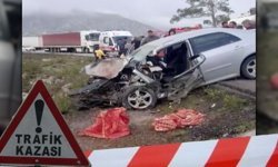 Antalya yolunda feci çarpışma: 2 kişi yaralandı