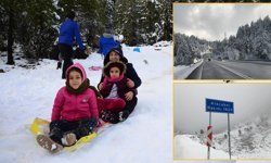 Antalya'ya Nisan ayında kar yağdı: Kar kalınlığı 25 santimetreyi buldu