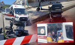 Antalya'da elektrikli bisiklet devrildi: Sürücüsü hafif yaralandı