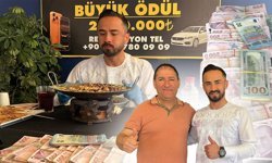 Antalya'da çöp şiş yeme yarışmasında sınırları zorladı: Son virajda elendi