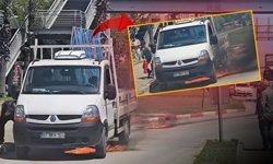 Antalya'da korkutan kamyonet yangını!