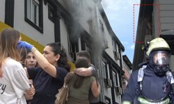Antalya'da öğrenci evinde yangın paniği: 5 kişi dumandan etkilendi!