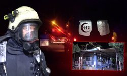 Antalya'da korkutan dumanlar: Müstakil evin deposu alevlere teslim oldu