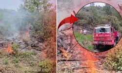 Antalya'da ormanlık alanda korkutan yangın!