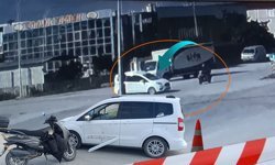 Antalya'da korkutan kaza: Motosiklet sürücüsü yaralandı