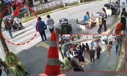 Antalya'da yaya geçidinde korkutan kaza: Motosiklet anne ve kızına çarptı