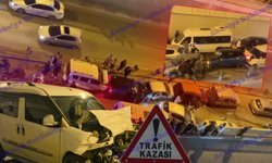 Antalya’da ortalık savaş alanına döndü: 11 araç kazaya karıştı!