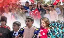 Antalya’da çocuklar 23 Nisan coşkusunu yaşadı "Çocukların eli bayrakla dolsun"