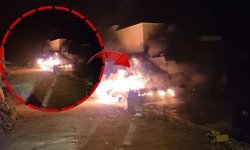 Antalya'da sabaha karşı yangın: Ev ve araç zarar gördü