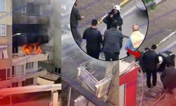 Antalya'da mucize gibi kedi kurtarma operasyonu! Yangından çıkarıldı, kalp masajı yapıldı