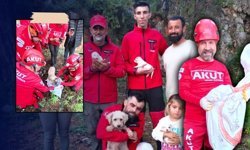 Antalya’da yavru köpekler için film gibi seferberlik