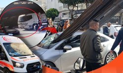 Antalya'da demir yüklü kamyon dehşeti! Ok gibi saplandı