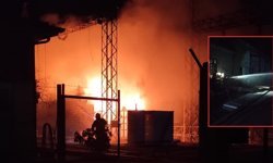 Isparta Eğirdir'de trafo yangını!