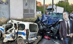 İzmir’de polisin şehit olduğu kaza görüntüleri ortaya çıktı!