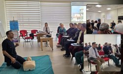 Gazipaşa Devlet Hastanesi’nde sağlık çalışanlarına CPR eğitimi