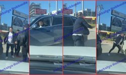 Antalya'da trafik magandası tartıştığı sürücüye saldırdı!