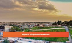 Adıyaman'a Özgü Kelimeler Nelerdir?