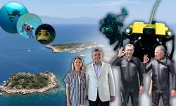 Antalya Valisi Hulusi Şahin koruma altındaki Üç Adalar’da dalış yaptı!