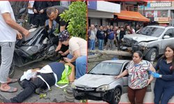 Antalya'da ağacı devirdi işçiyi ezdi: Feci kaza anı kamerada!