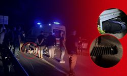Antalya'da mazgal nedeniyle bariyere çarpan motosikletli ağır yaralandı!