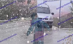 Antalya Feslikan Yaylası'nda kar yağışı etkili oldu!