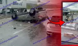 Antalya-Korkuteli yolunda 2 kişi hayatını kaybetti! İşte o görüntüler