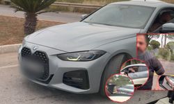 Antalya'da maganda sürücü yol kesti! O anlar kamerada